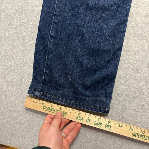 Levis Jeans Mens 30x30 Blue 527 Bootcut Western Cowboy Denim Mid (Tag 30x32) - Picture 7 of 11